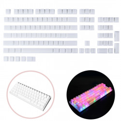 pom jelly keycaps for diy 60％/87 tkl/104/108 mx switches mechanical keyboard