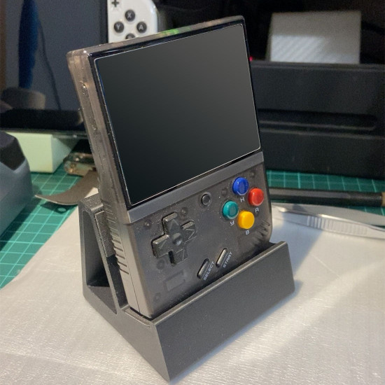 3d printed magnetic charging dock for miyoo mini plus