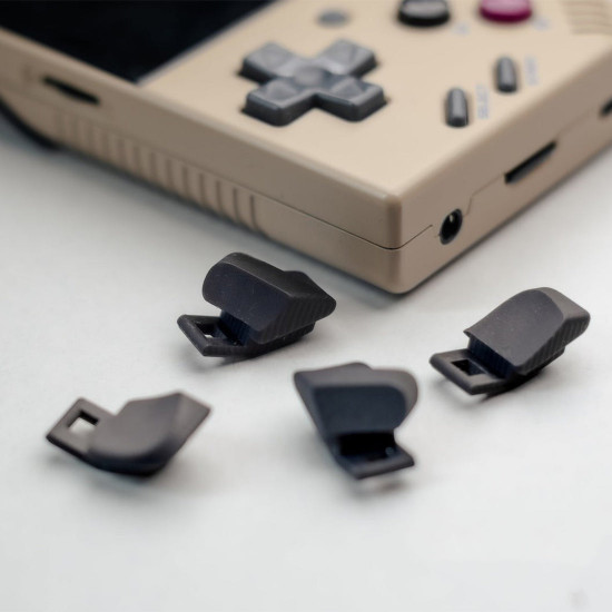 3d printed replacement button for miyoo mini v4 game consoles(4pcs/black)