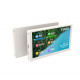 5 inch mini dynamic temperature control secondary screen for chassis - white