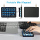 amazing23 portable one handed mechanical keyboard