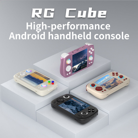 anbernic rg cube retro handheld gaming console