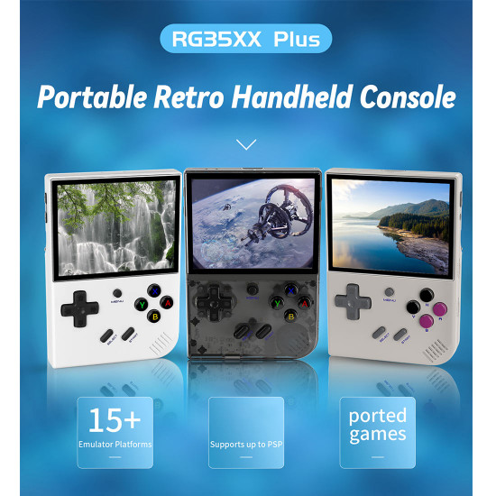 anbernic rg35xx plus retro handheld gaming console