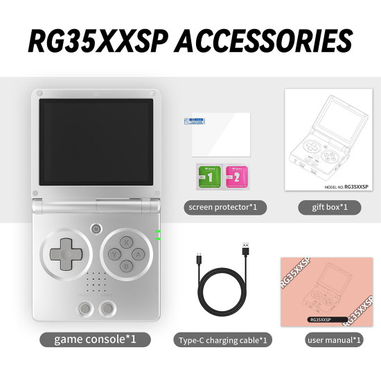 anbernic rg35xx sp retro handheld gaming console