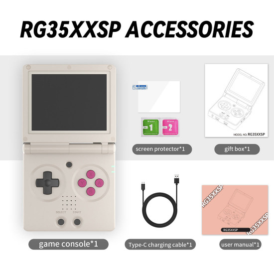 anbernic rg35xx sp retro handheld gaming console