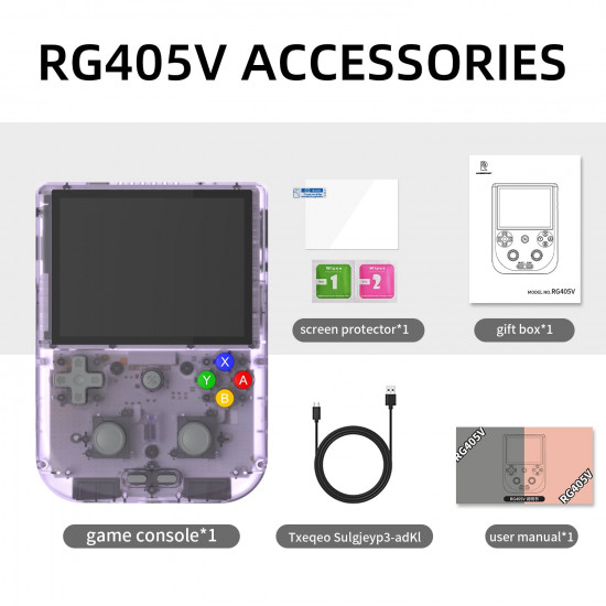 anbernic rg405v retro handheld gaming console - Powered by Unisoc Tiger T618