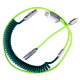 1.1m custom handmade coiled type c usb cable