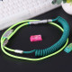 1.1m custom handmade coiled type c usb cable