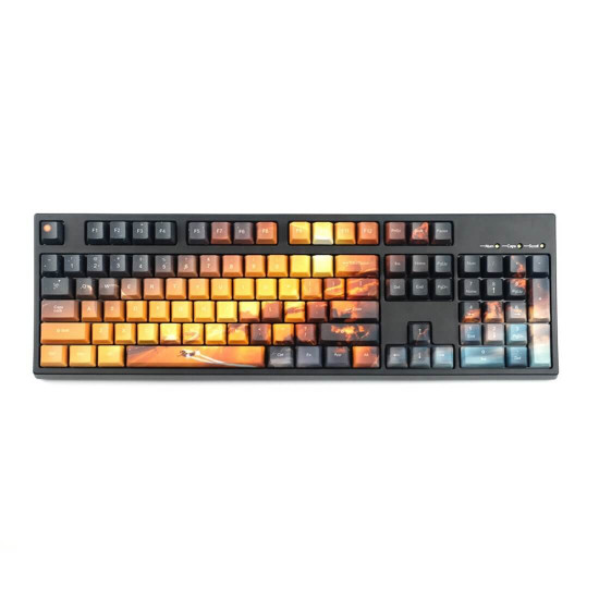 104pcs mechanical gaming keyboard pbt keycaps