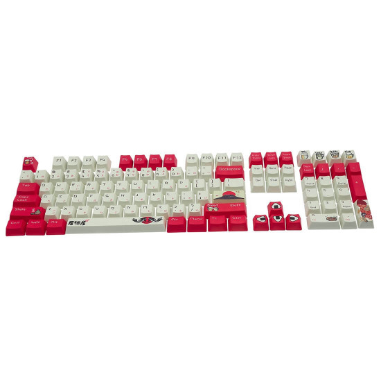 108pcs pbt keycaps set