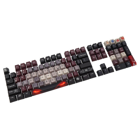 108pcs pbt keycaps set