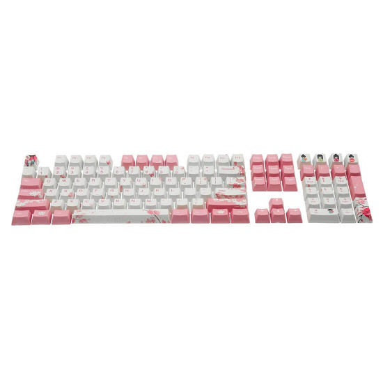 108pcs pbt keycaps set