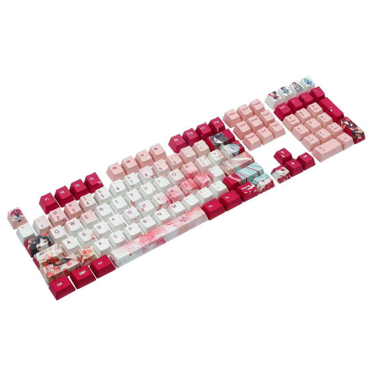 108pcs pbt keycaps set