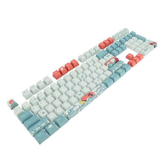 108pcs pbt keycaps set