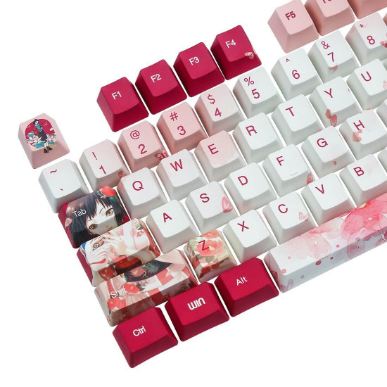 108pcs pbt keycaps set