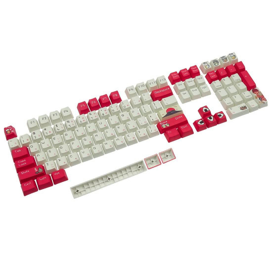 108pcs pbt keycaps set