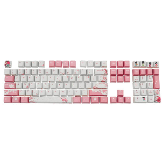 108pcs pbt keycaps set