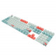 108pcs pbt keycaps set