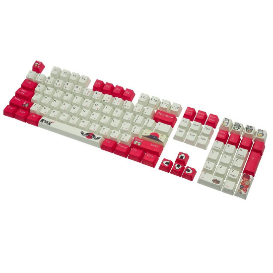 108pcs pbt keycaps set