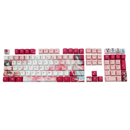 108pcs pbt keycaps set