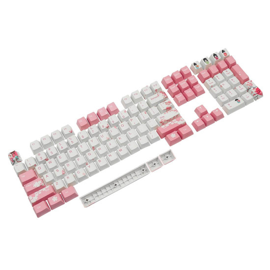 108pcs pbt keycaps set