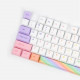 113pcs mechanical gaming keyboard pbt dye-sub keycaps