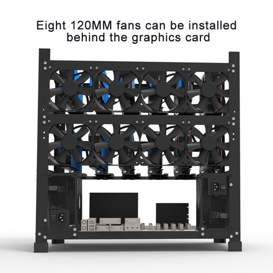 12 graphics mining rig frame