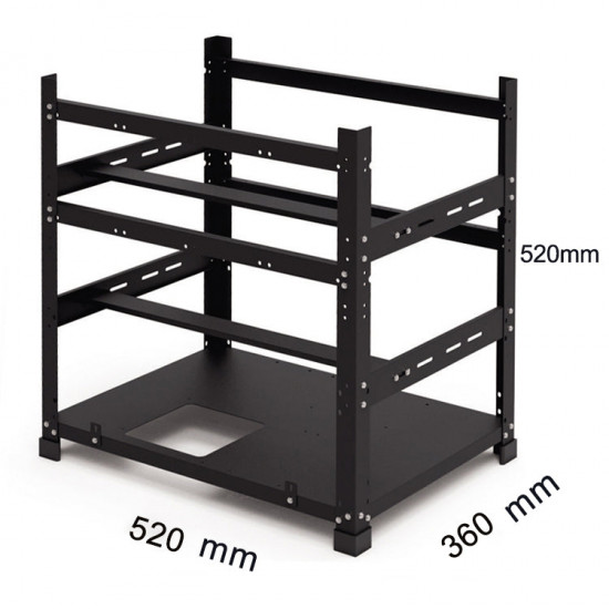 12 graphics mining rig frame