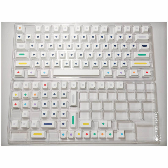 120pcs cherry profile pbt dye-sub keycaps