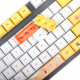 129pcs pbt dye-sub keycaps with puller