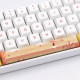 129pcs pbt dye-sub keycaps with puller