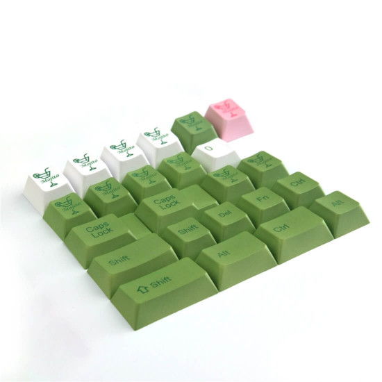 129pcs pbt dye-sub keycaps