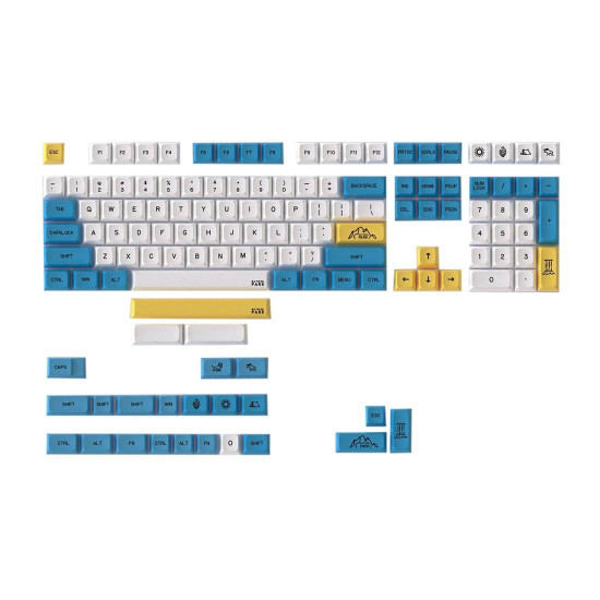 132pcs pbt dye-sub keycaps