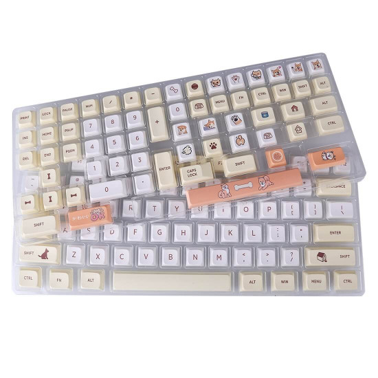 139pcs pbt dye-sub keycaps xda profile