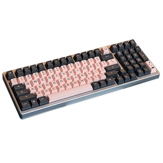 139pcs yagekeycap pink black keycaps