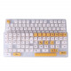 140pcs honey milk style pbt dye-sub keycaps