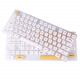 140pcs honey milk style pbt dye-sub keycaps