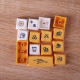 140pcs honey milk style pbt dye-sub keycaps