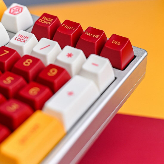 151pcs yagekeycap red white keycaps