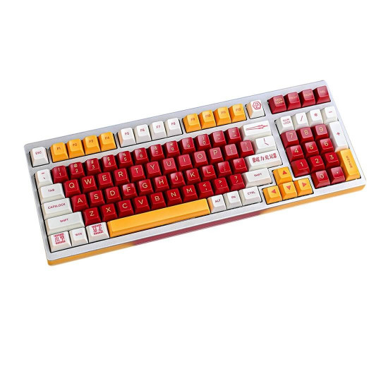 151pcs yagekeycap red white keycaps