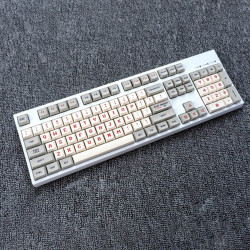 182pcs pbt dye-sub keycaps xda profile