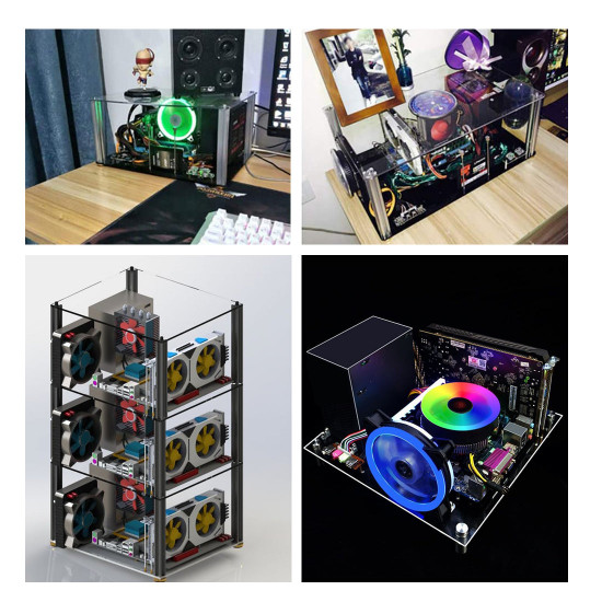 40 x 35cm diy open pc case