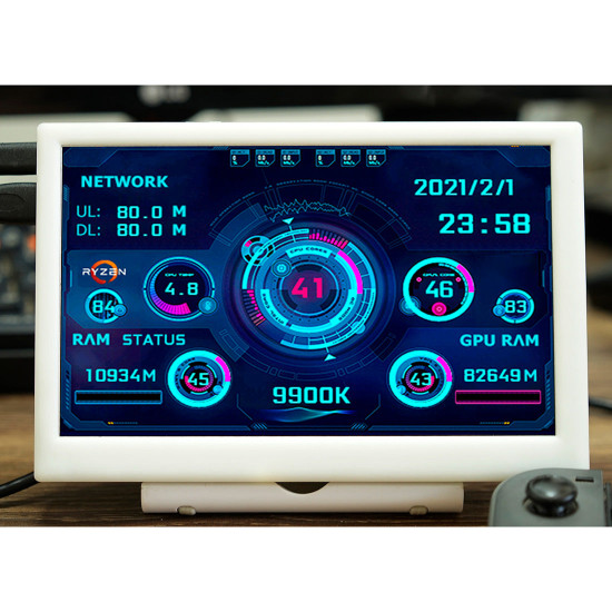 7 inches portable mini computer monitor extended display screen