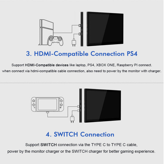 8.9-inch portable full hd pc monitors lcd touchscreen game display