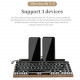 84 keys tw1867 retro typewriter mechanical gaming keyboard