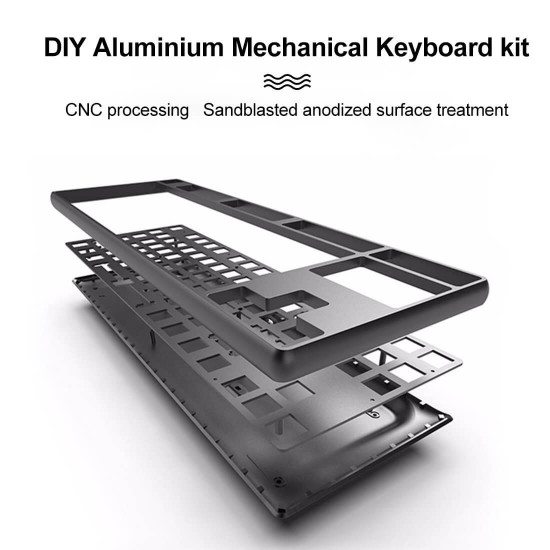 87 keys aws87cnc diy customized mechanical keyboard kits