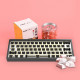 ac064 customized aluminum alloy cnc mechanical keyboard kit three-mode 64-key rgb backlit hot-swappable