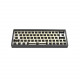 ac064 customized aluminum alloy cnc mechanical keyboard kit three-mode 64-key rgb backlit hot-swappable