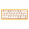 ac064 wired bluetooth three-mode mechanical keyboard with hot-swappable rgb backlit banana switch