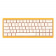 ac064 wired bluetooth three-mode mechanical keyboard with hot-swappable rgb backlit banana switch